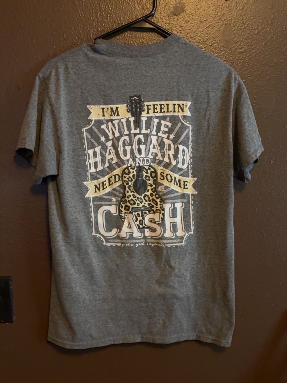 Willie Haggard 'Need Some Cash' Graphic Tee - Gray